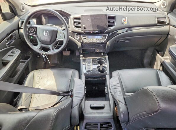 5FNYF6H60NB089073 2022 HONDA PILOT Gray Widok deski rozdzielczej