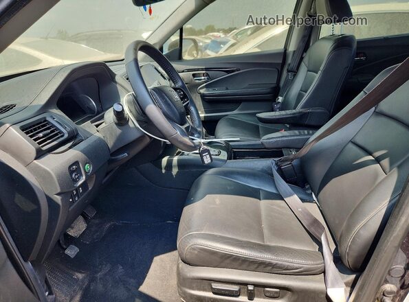 5FNYF6H60NB089073 2022 HONDA PILOT Gray Widok wnętrza z przodu