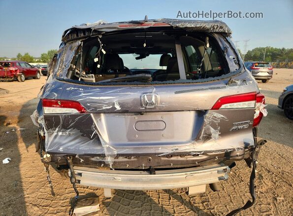 5FNYF6H60NB089073 2022 HONDA PILOT Gray Widok z tyłu