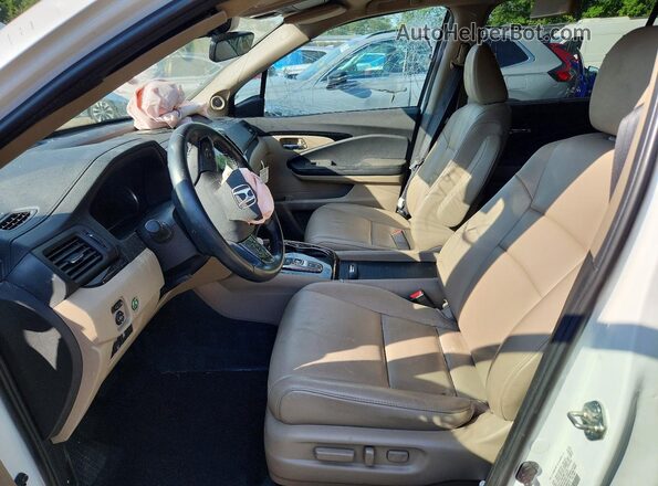 5FNYF6H61MB032718 2021 HONDA PILOT White Widok wnętrza z przodu
