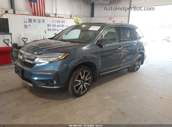5FNYF6H61NB024216 2022 HONDA PILOT Blue Передня ліва чверть