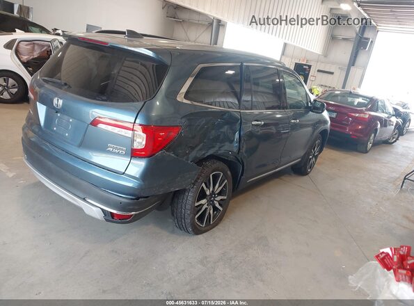 5FNYF6H61NB024216 2022 HONDA PILOT Blue Задня права чверть