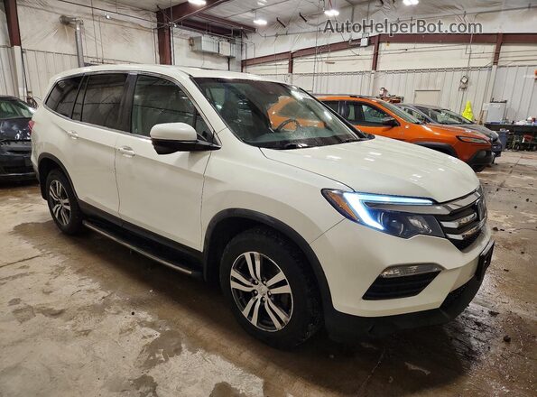 5FNYF6H63HB086284 2017 HONDA PILOT White Front right