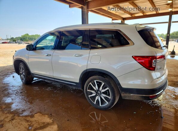 5FNYF6H63KB068343 2019 HONDA PILOT White Trasero izquierdo