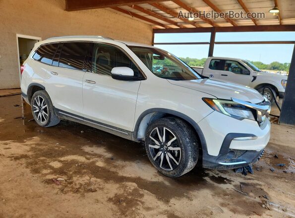 5FNYF6H63KB068343 2019 HONDA PILOT White Delantero derecho