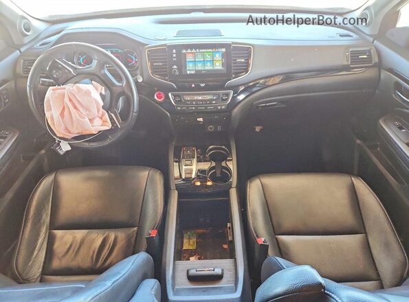 5FNYF6H63KB068343 2019 HONDA PILOT White Vista del salpicadero