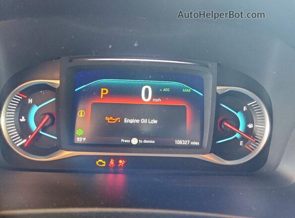 5FNYF6H63KB068343 2019 HONDA PILOT White Vista del cuadro de instrumentos