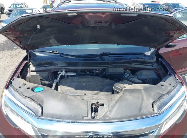 5FNYF6H63MB043509 2021 HONDA PILOT Maroon Հետևի տեսք