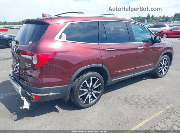 5FNYF6H63MB043509 2021 HONDA PILOT Maroon Հետևի աջ