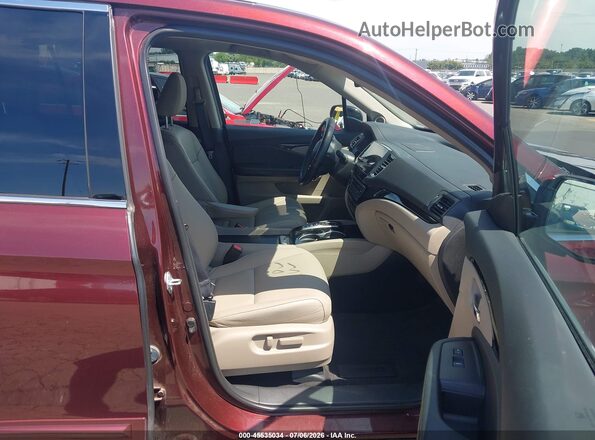 5FNYF6H63MB043509 2021 HONDA PILOT Maroon Սալոնի դիմացի տեսք