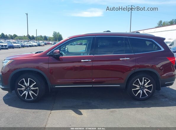 5FNYF6H63MB043509 2021 HONDA PILOT Maroon Սալոնի 360 աստիճան տեսք