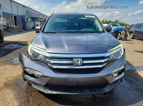 5FNYF6H64HB065606 2017 HONDA PILOT Gray Вид спереду