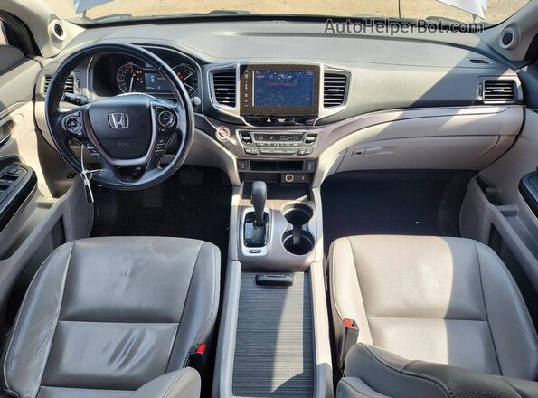 5FNYF6H64HB065606 2017 HONDA PILOT Gray Вид панелі приладів