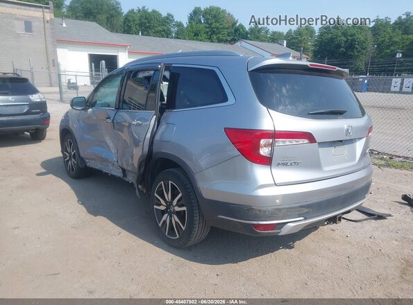 5FNYF6H64KB018843 2019 HONDA PILOT Silver უკანა მარცხენა