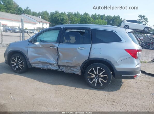 5FNYF6H64KB018843 2019 HONDA PILOT Silver 