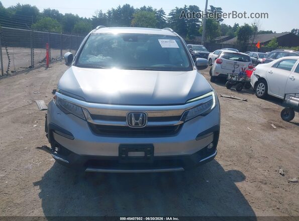 5FNYF6H64KB018843 2019 HONDA PILOT Silver უკანა სალონის ხედი