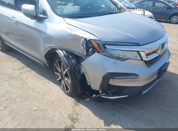 5FNYF6H64KB018843 2019 HONDA PILOT Silver 