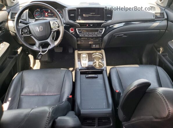 5FNYF6H64MB001463 2021 HONDA PILOT Black Вид панелі приладів