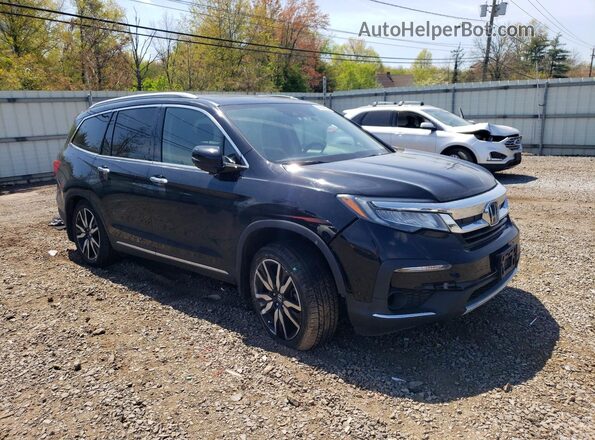 5FNYF6H64MB001463 2021 HONDA PILOT Black Передня права чверть