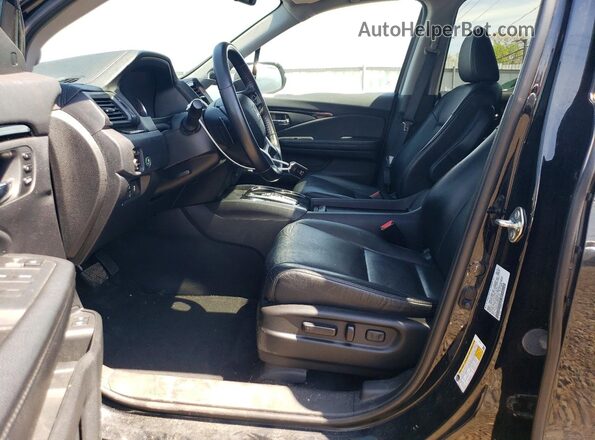 5FNYF6H64MB001463 2021 HONDA PILOT Black Вид салону спереду