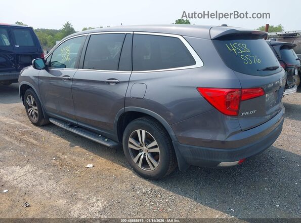 5FNYF6H66JB048702 2018 HONDA PILOT Серый Задняя левая четверть