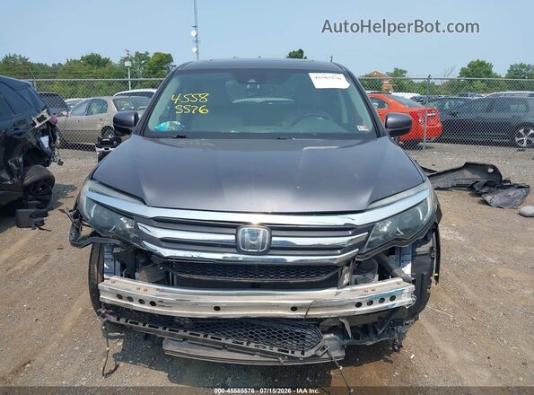 5FNYF6H66JB048702 2018 HONDA PILOT Серый Вид задней части салона