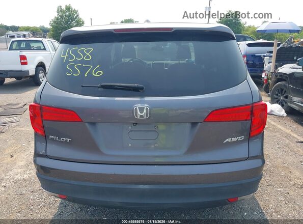 5FNYF6H66JB048702 2018 HONDA PILOT Серый 