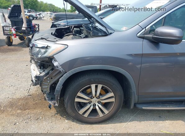 5FNYF6H66JB048702 2018 HONDA PILOT Серый 