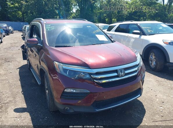 5FNYF6H67KB022501 2019 HONDA PILOT Burgundy Вид щитка приладів