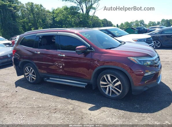 5FNYF6H67KB022501 2019 HONDA PILOT Burgundy Вид задньої частини салону