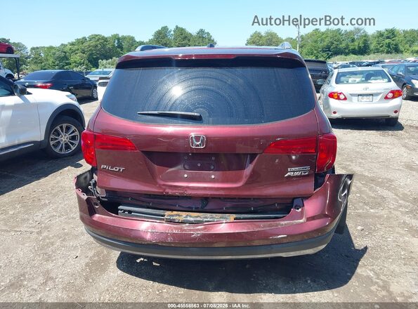 5FNYF6H67KB022501 2019 HONDA PILOT Burgundy 