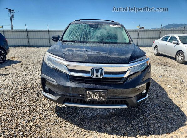 5FNYF6H67KB085064 2019 HONDA PILOT Black წინა ხედი