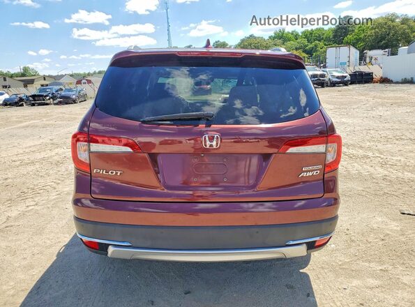 5FNYF6H68KB072193 2019 HONDA PILOT Burgundy Vista trasera