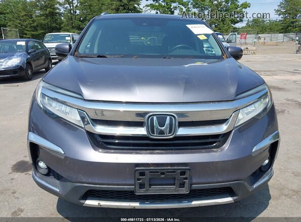 5FNYF6H68MB081768 2021 HONDA PILOT Gray Widok zestawu wskaźników