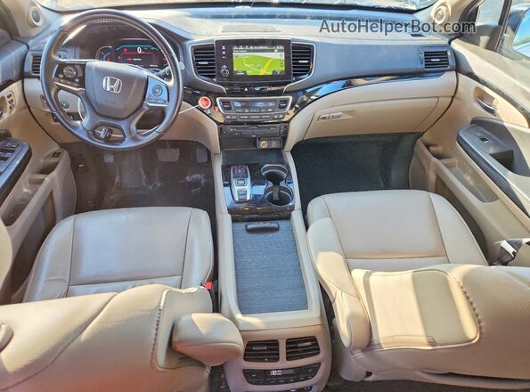 5FNYF6H69MB051565 2021 HONDA PILOT White Vista del salpicadero