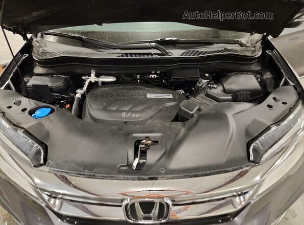 5FNYF6H6XKB007068 2019 HONDA PILOT Gray Vista del compartimento del motor