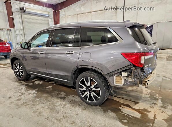 5FNYF6H6XKB007068 2019 HONDA PILOT Gray Trasero izquierdo