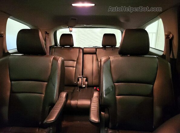 5FNYF6H6XKB007068 2019 HONDA PILOT Gray Vista de los asientos traseros