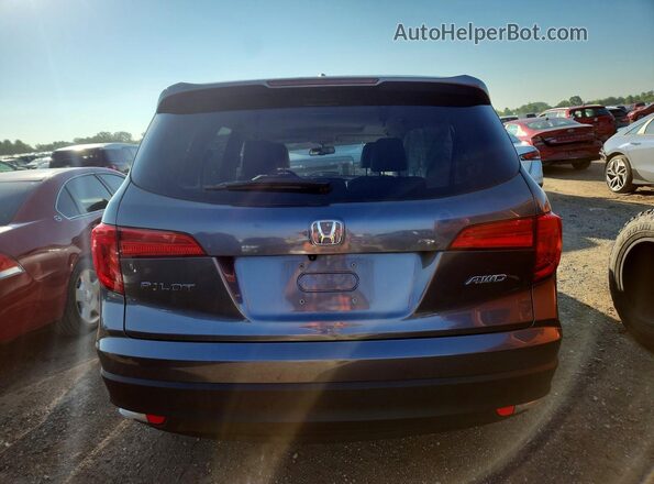 5FNYF6H71GB090051 2016 HONDA PILOT Серый Вид сзади