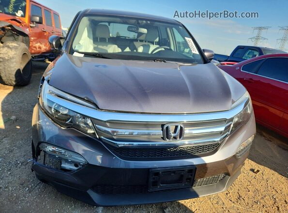 5FNYF6H71GB090051 2016 HONDA PILOT Серый Вид спереди