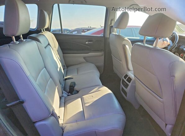5FNYF6H71GB090051 2016 HONDA PILOT Серый Вид задних сидений