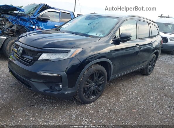 5FNYF6H72NB047870 2022 HONDA PILOT Black Передня ліва чверть