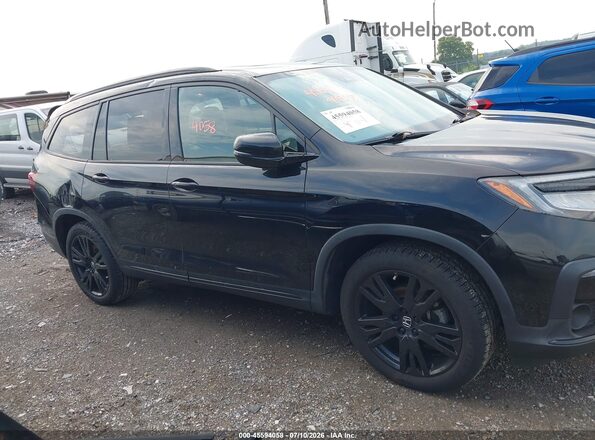 5FNYF6H72NB047870 2022 HONDA PILOT Black Вид задньої частини салону