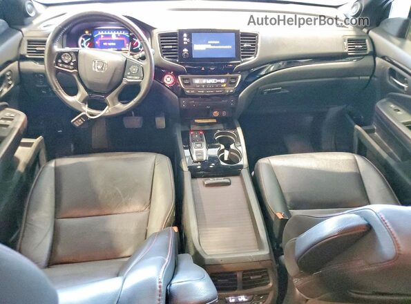 5FNYF6H73NB040443 2022 HONDA PILOT Blue Вид панелі приладів