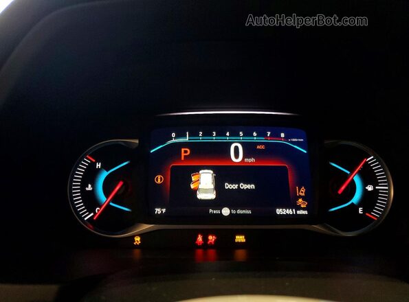 5FNYF6H73NB040443 2022 HONDA PILOT Blue Вид щитка приладів