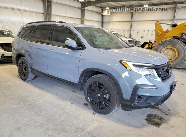 5FNYF6H73NB040443 2022 HONDA PILOT Blue Передня права чверть