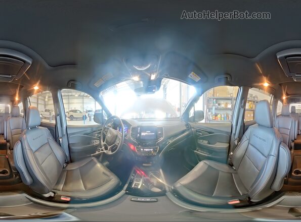 5FNYF6H73NB040443 2022 HONDA PILOT Blue Панорамний вид салону 360°