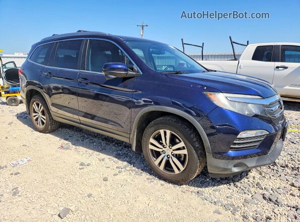 5FNYF6H75HB034194 2017 HONDA PILOT Blue Առջևի աջ