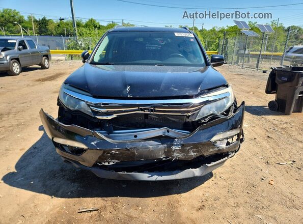 5FNYF6H76HB048377 2017 HONDA PILOT Black Դիմացի տեսք