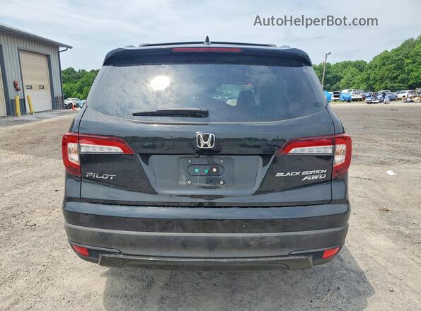 5FNYF6H76MB095595 2021 HONDA PILOT Черный Вид сзади